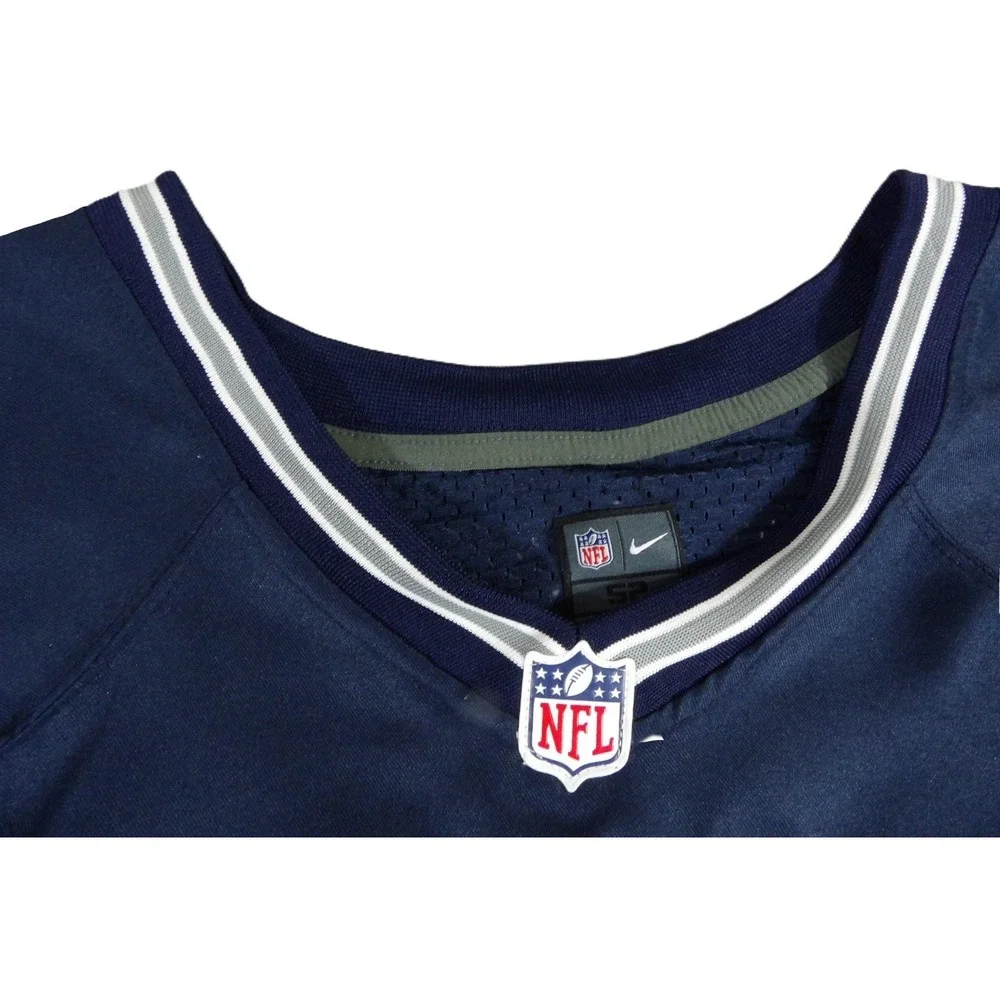 Nike Dallas Cowboys Ezekiel Elliott 21 Jersey Men 52 XXL Blue Stitched Football